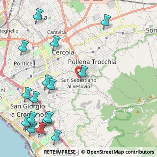Mappa Via Guglielmo Marconi, 80040 San Sebastiano Al Vesuvio NA, Italia (3.2825)