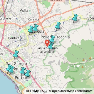 Mappa Via Guglielmo Marconi, 80040 San Sebastiano Al Vesuvio NA, Italia (2.77455)