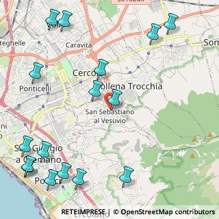 Mappa Via Guglielmo Marconi, 80040 San Sebastiano Al Vesuvio NA, Italia (3.31438)