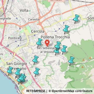 Mappa Via Luca Giordano, 80040 San Sebastiano Al Vesuvio NA, Italia (2.94571)