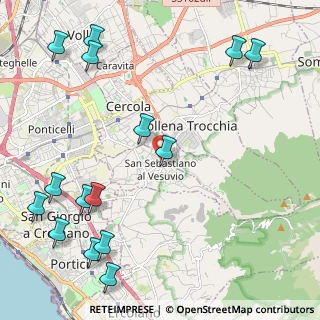 Mappa Via Luca Giordano, 80040 San Sebastiano Al Vesuvio NA, Italia (3.166)