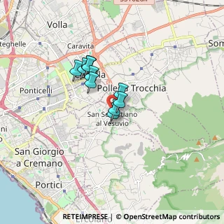 Mappa Via Guglielmo Marconi, 80040 San Sebastiano Al Vesuvio NA, Italia (1.21273)