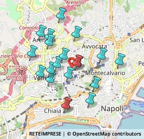 Mappa Via Giuseppe Bonito, 80128 Napoli NA, Italia (0.8795)