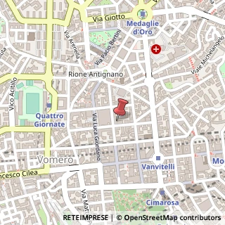 Mappa Via Massimo Stanzione, 11, 80129 Napoli, Napoli (Campania)