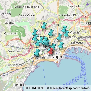Mappa Via Giuseppe Bonito, 80129 Casoria NA, Italia (1.1065)