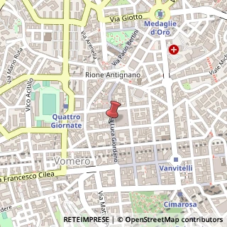 Mappa Via Luca Giordano, 81, 80100 Napoli, Napoli (Campania)