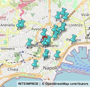 Mappa Vico Rosario a Portamedina, 80134 Napoli NA, Italia (0.8355)