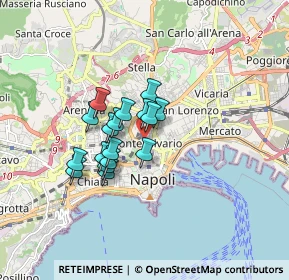 Mappa Vico Rosario a Portamedina, 80134 Napoli NA, Italia (1.27882)