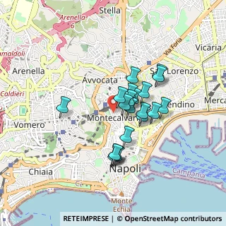Mappa Vico Rosario a Portamedina, 80134 Napoli NA, Italia (0.7005)