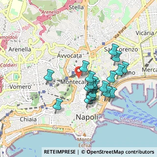 Mappa Vico Rosario a Portamedina, 80134 Napoli NA, Italia (0.842)