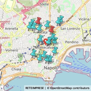 Mappa Vico Rosario a Portamedina, 80134 Napoli NA, Italia (0.7705)