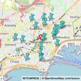 Mappa Vico Rosario a Portamedina, 80134 Napoli NA, Italia (0.941)
