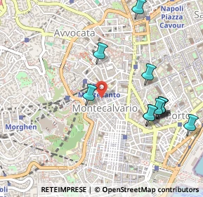 Mappa Vico Rosario a Portamedina, 80134 Napoli NA, Italia (0.58)