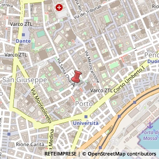 Mappa Via Santa Chiara, 41, 80134 Napoli, Napoli (Campania)