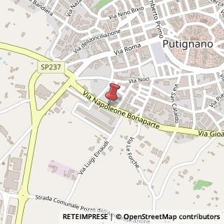 Mappa Via Napoleone Bonaparte, 116, 70017 Putignano, Bari (Puglia)