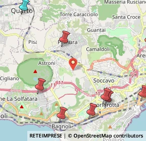 Mappa Strada Vicinale Cavone degli Sbirri, 80124 Napoli NA, Italia (3.51917)