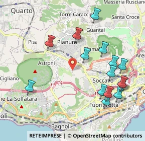 Mappa Strada Vicinale Cavone degli Sbirri, 80124 Napoli NA, Italia (2.39333)