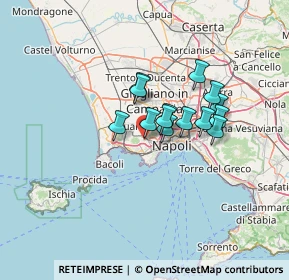 Mappa Strada Vicinale Cavone degli Sbirri, 80124 Napoli NA, Italia (9.74786)