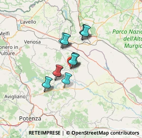 Mappa Via Francesco Baracca, 85013 Genzano di Lucania PZ, Italia (9.76357)