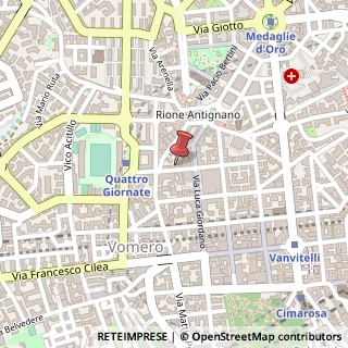 Mappa Via Consalvo Carelli, 18, 80128 Napoli, Napoli (Campania)