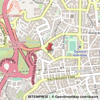Mappa Via Luigi Caldieri, 140, 80128 Napoli, Napoli (Campania)