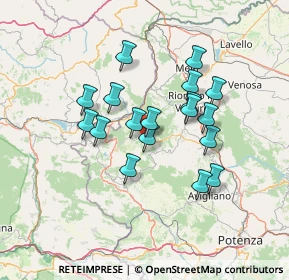 Mappa Viale della Repubblica, 85020 Ruvo del Monte PZ, Italia (12.28167)