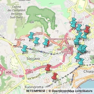 Mappa Via della Valle Paolo, 80126 Napoli NA, Italia (1.463)