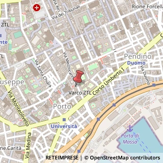 Mappa Via Mezzocannone, 31, 80134 Napoli, Napoli (Campania)