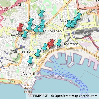 Mappa Via Grande Orefici, 80133 Napoli NA, Italia (1.11833)