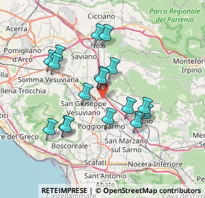 Mappa Via Novesche, 80040 San Gennaro Vesuviano NA, Italia (6.97882)