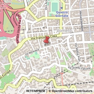 Mappa Via Belvedere, 139, 80127 Napoli, Napoli (Campania)