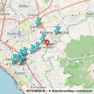 Mappa Via achille grande, 80040 San Sebastiano Al Vesuvio NA, Italia (2.4225)