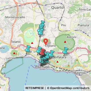 Mappa Via Fondi di Cigliano, 80078 Pozzuoli NA, Italia (1.698)