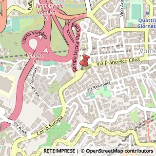 Mappa Via Francesco Cilea,  215, 80127 Napoli, Napoli (Campania)