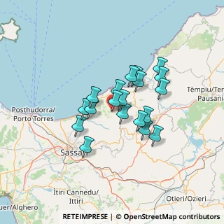 Mappa Localita' Sant'Andrea, 07030 Tergu SS, Italia (10.77158)