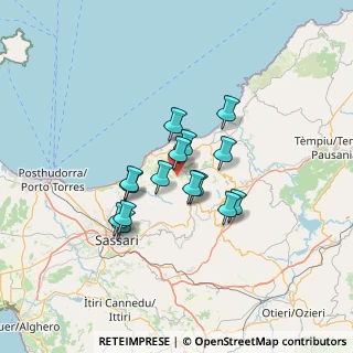 Mappa Localita' Sant'Andrea, 07030 Tergu SS, Italia (10.66)