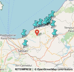 Mappa Localita' Sant'Andrea, 07030 Tergu SS, Italia (12.77308)