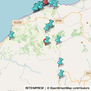 Mappa Localita' Sant'Andrea, 07030 Tergu SS, Italia (6.082)