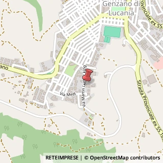 Mappa Via Martin Luther King, 18, 85013 Genzano di Lucania, Potenza (Basilicata)