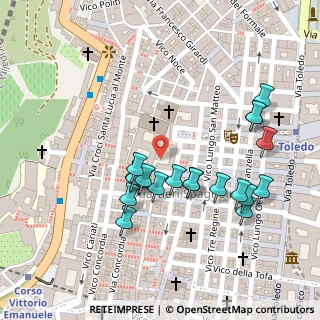 Mappa Piazza Montecalvario, 80134 Napoli NA, Italia (0.128)