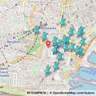Mappa Piazza Montecalvario, 80134 Napoli NA, Italia (0.4945)