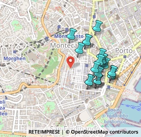Mappa Piazza Montecalvario, 80134 Napoli NA, Italia (0.4445)