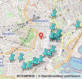 Mappa Piazza Montecalvario, 80134 Napoli NA, Italia (0.585)