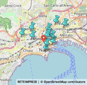 Mappa Piazza Montecalvario, 80134 Napoli NA, Italia (1.20167)
