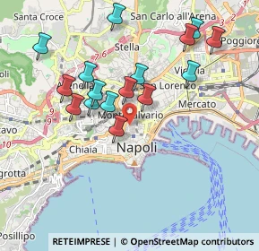 Mappa Piazza Montecalvario, 80134 Napoli NA, Italia (1.9575)