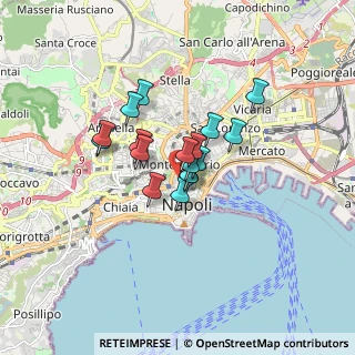 Mappa Piazza Montecalvario, 80134 Napoli NA, Italia (1.15235)