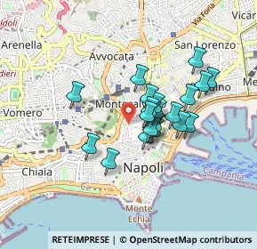 Mappa Piazza Montecalvario, 80134 Napoli NA, Italia (0.701)