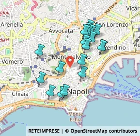 Mappa Piazza Montecalvario, 80134 Napoli NA, Italia (0.8845)