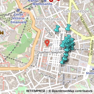 Mappa Piazza Montecalvario, 80134 Napoli NA, Italia (0.257)