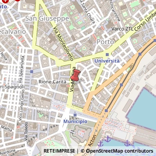 Mappa Via Medina, 16, 80133 Napoli, Napoli (Campania)